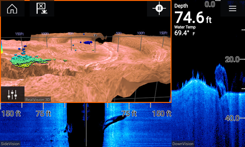Raymarine Echolote Fischfinder RealVision 3D