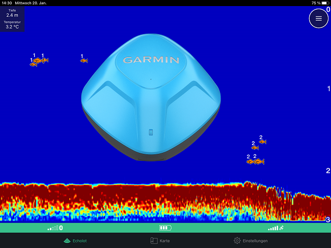 Garmin Striker Cast auswerfbares Echolot