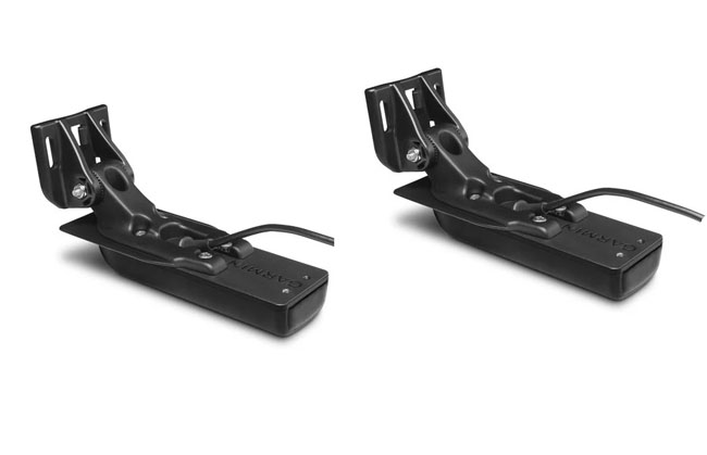 Garmin GT52HW-TM und GT22HW-TM Geber nebeneinander