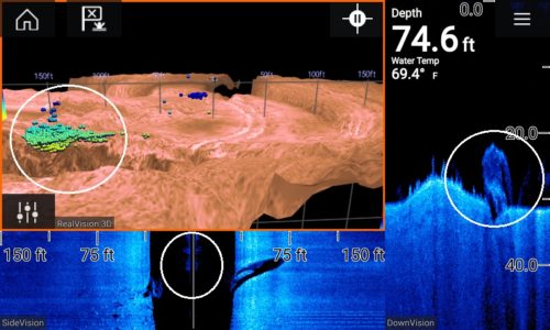 Abb. 9 Echolot Dreikampf in der Mittelklasse