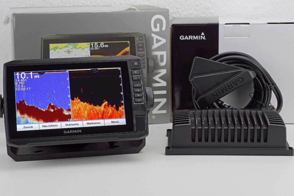 Abb. 2 Garmin LiveScope Praxistest, Echomap 92sv mit Livescope Echolot