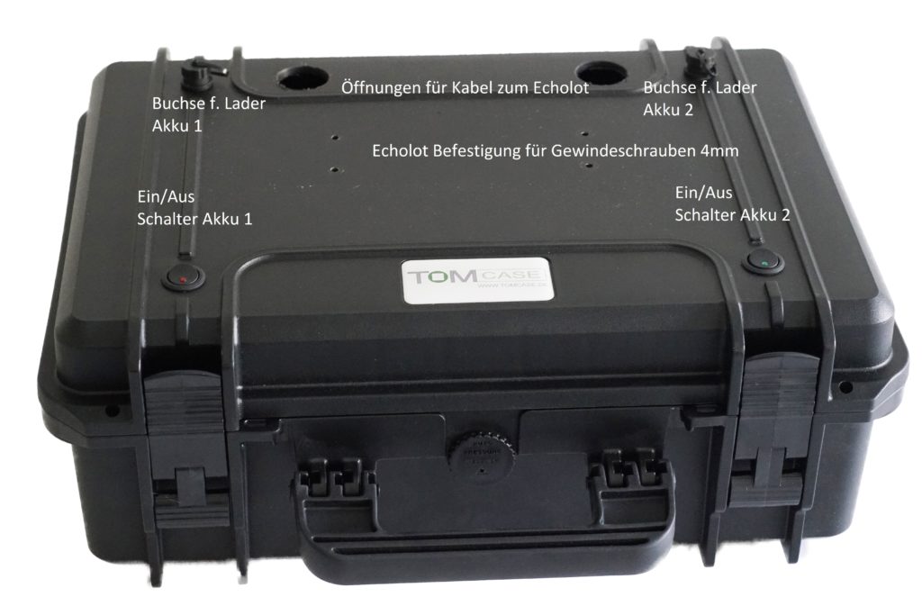 Abb. 6 Garmin LiveScope Praxistest, Echolotbox von oben Echolot