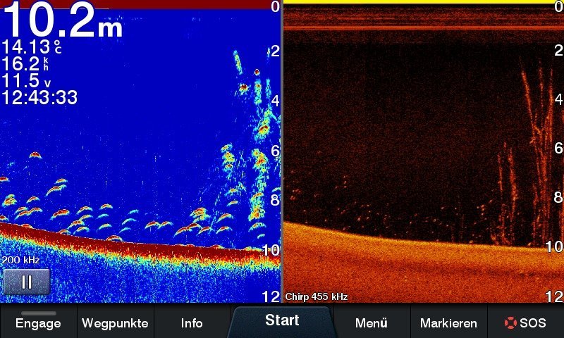 Abb.7 Echolot Garmin GPSMAP GPSMAP