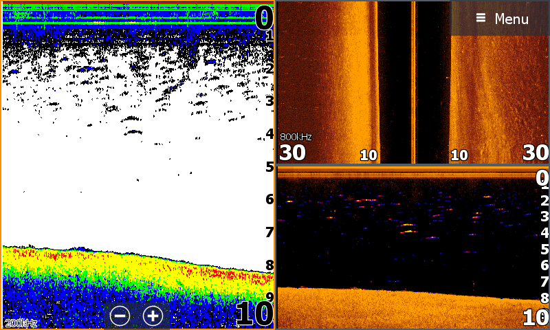 Lowrance Elite Ti² Echolot - Fischsichel Echolotbildinterpretation