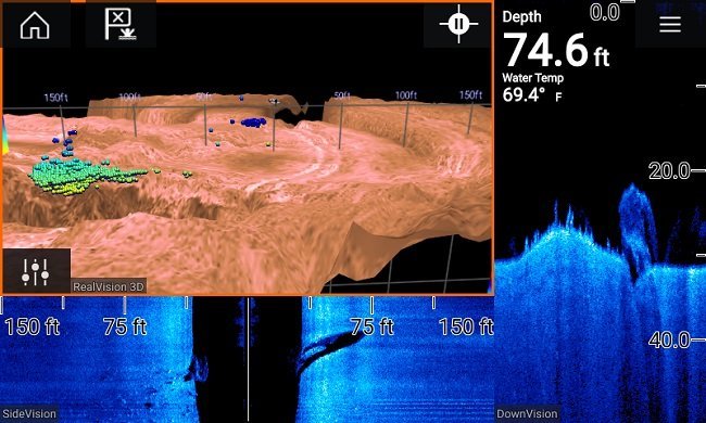 Raymarine_Echolote_Fischfinder_RealVision_3D