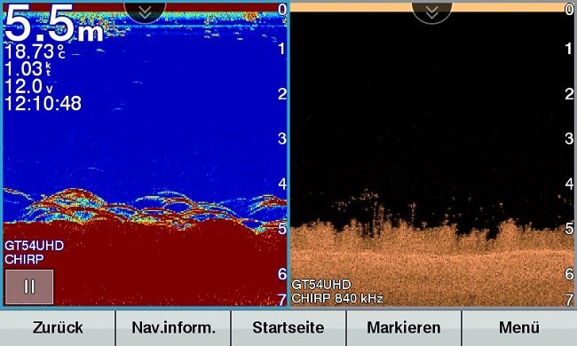 Garmin_Echomap_UHD_92vs_2D_Chirp_Clearvue_Vergleich